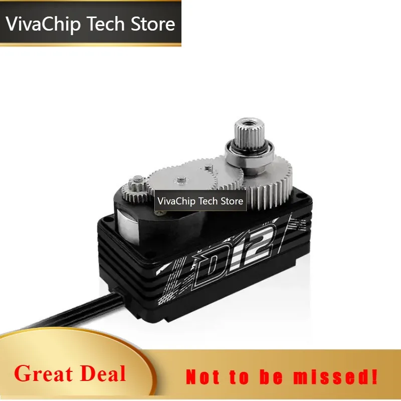 VivaCTPower HD D12 HV Servo 6.0-7.4v 12.5kg 0.059sec Steering Gear For 1/10 Electric Drift D5 D5S D5M MST RRX RMX 2.0S RA CARS