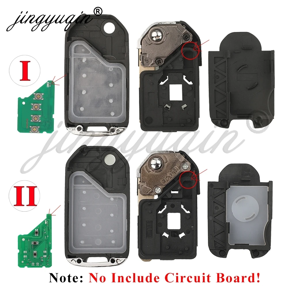1/5pcs Remote Car Key Shell Case for Honda Accord Greiz Gienia CRV XRV HRV WRV Civic Breez City Fit Spirior Jade Crosstour Jazz view 6