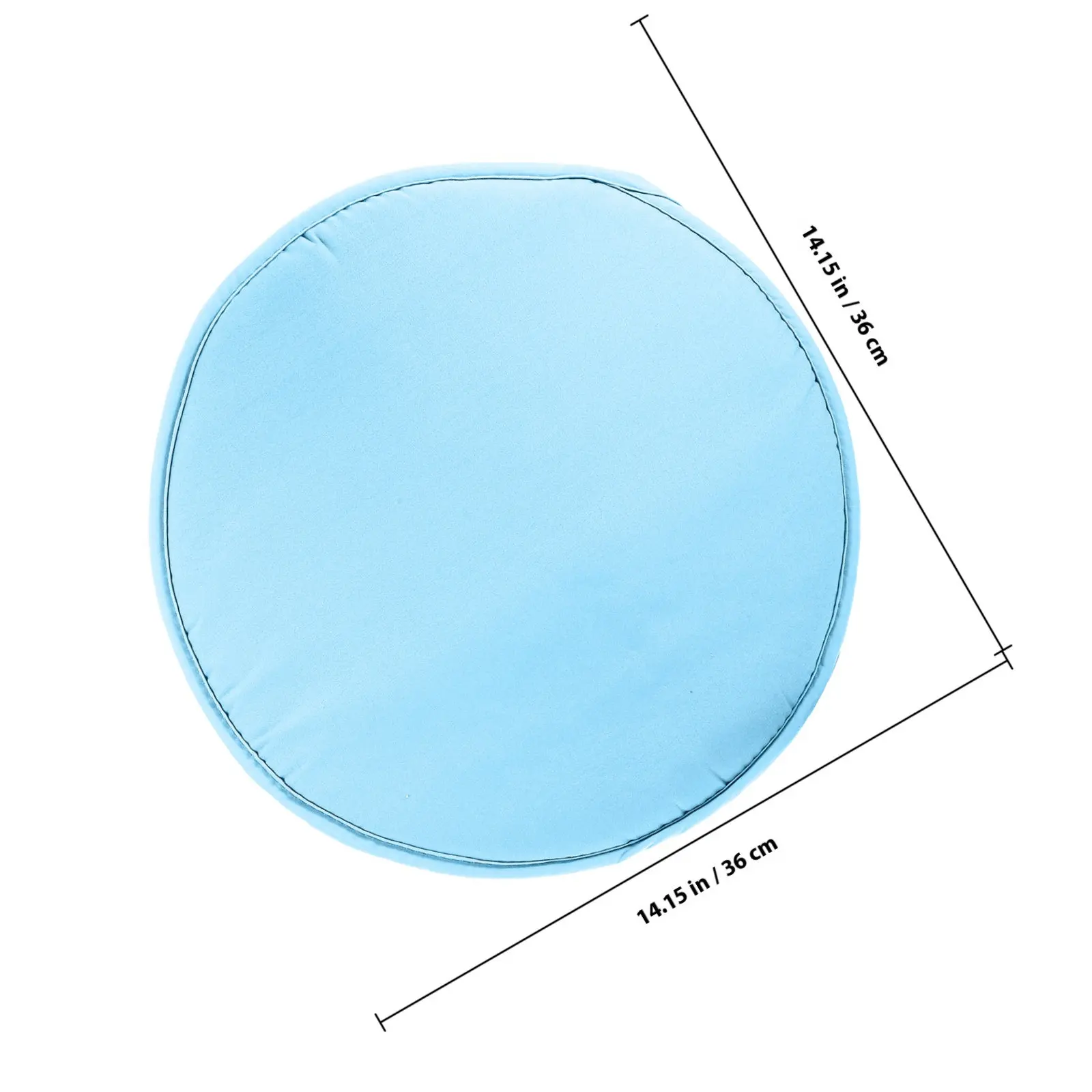 2Pcs Premium Round Sponge Chair Cushions Enhanced Comfort Thick Padding Stylish Fabric Design for Home Office Dining Stools