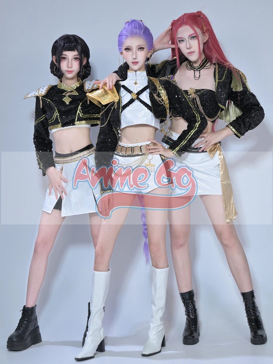 

Rumi Mira Zoey Cosplay Costume Anime Movie Upgraded Outfit for Women Halloween Upgraded version