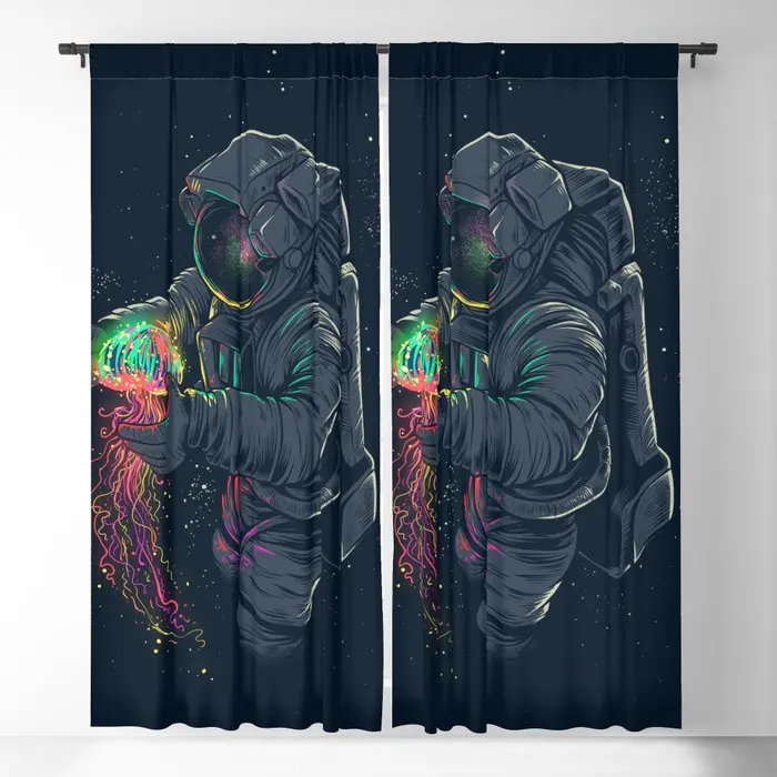 

Jellyspace Blackout Curtains 3D Print Window Curtains For Bedroom Living Room Decor Window Treatments