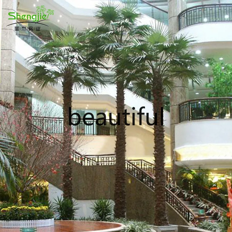 

Simulated palm high-speed rail environmental greening fake tree landscaping decorative fan sunflower tree