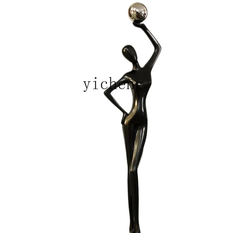 ZK Abstract Character Art Sculptured Ornaments Hallway Wine Cabinet Minimalist Decoration Soft Decoration