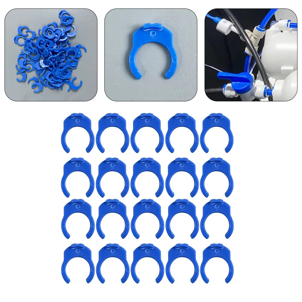 20pcs Plastic RO Reverse Osmosis Locking Clips Filter Fittings Keywords Locking Clips Reverse Osmosis Water System Clips Coupler