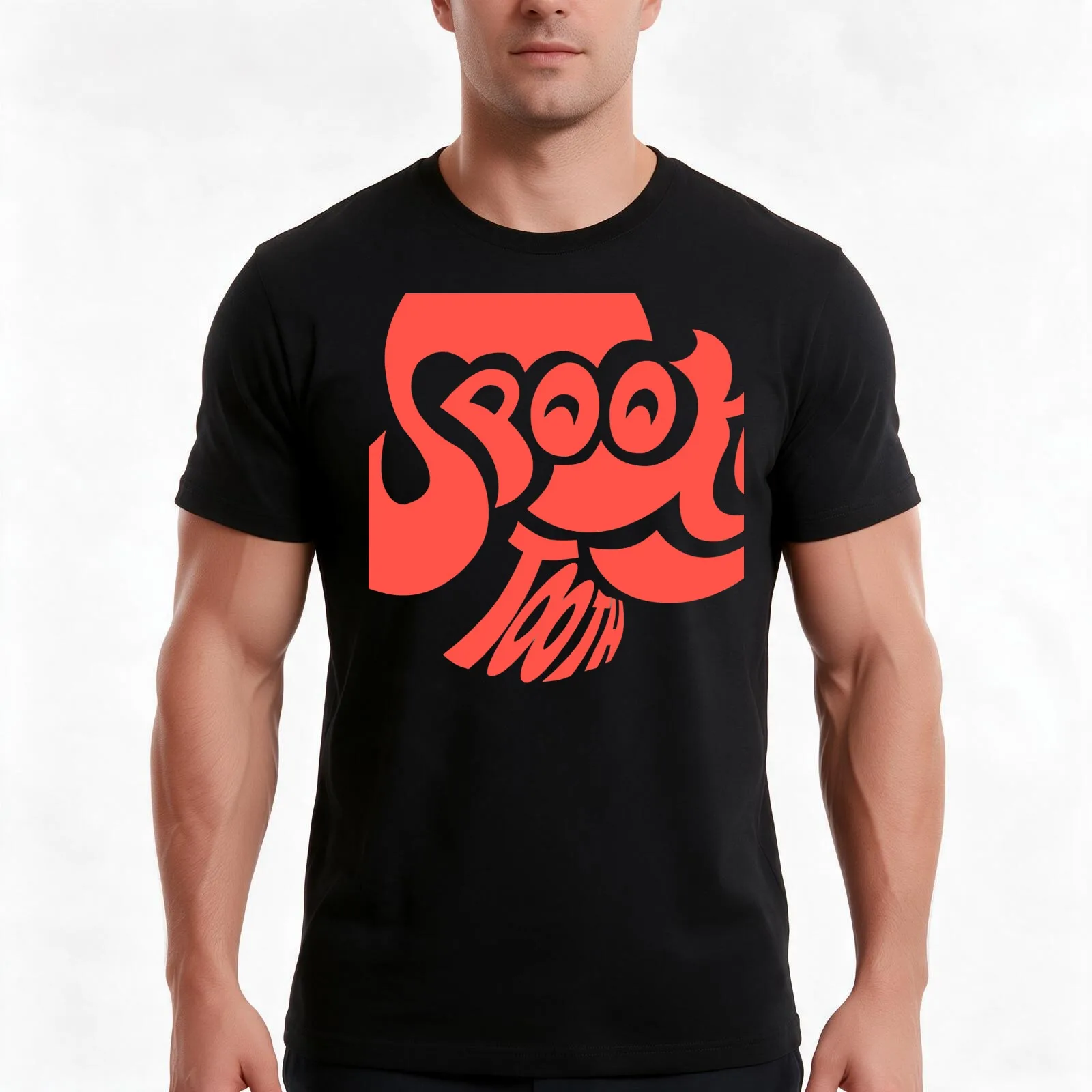 Spooky Tooth Shirt, Sticker, Mask Classic T-Shirt, Summer Casual Cotton Tee, Oversized Streetwear Tops, Vintage Graphic Print