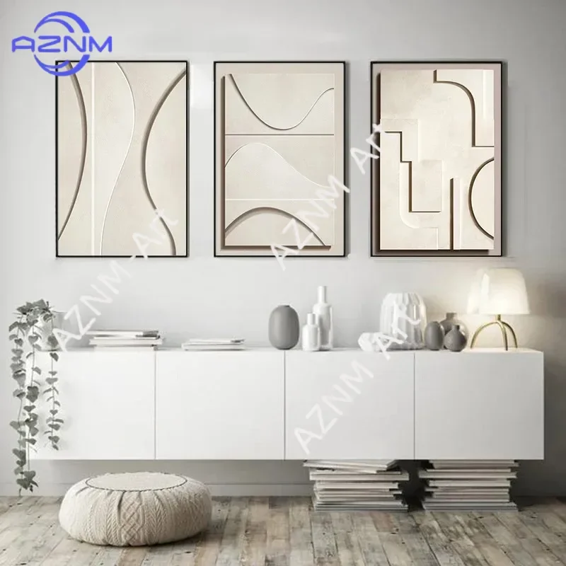 Nordische Geometrie Moderne Kunst Heimdekoration Leinwandgemälde Wohnzimmer Schlafzimmer Dekoration Ästhetische Wandkunst Bild