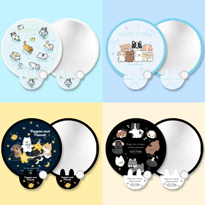 Summer Compact Portable Small Fan Multi-purpose Photo Filler Blowing Wind Folding Filler Plate Fan Cartoon Cute Compact