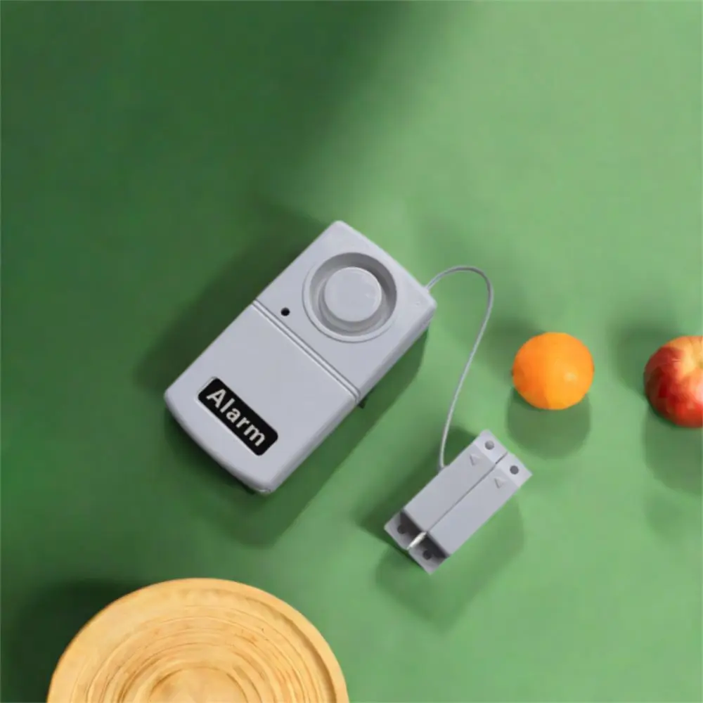 Magnetic Sensor Burglar Alarm Battery Powered High Decibel Detector Window Sensor Wireless Plastic High Decibel Alarm Garage
