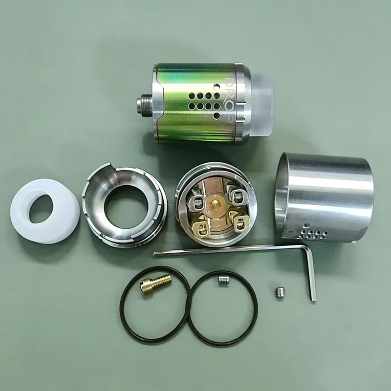 Drop RDA 24mm 316SS Single/Dual Coil Build Decorative Spare Part vs KENNEDY Apocalypse GEN 2 RDA - view 6