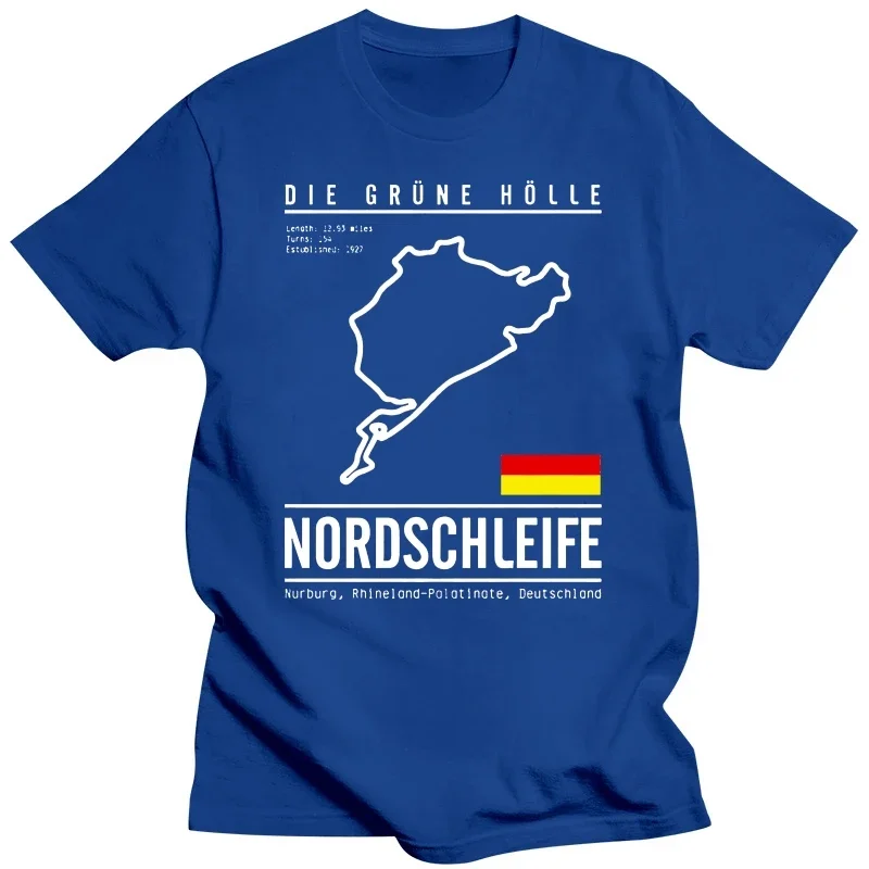 Casual pride t shirt men Unisex Fashion 2024 New Casual Short Sleeve Nurburgring Grand Prix Racing Track Race Track Germany