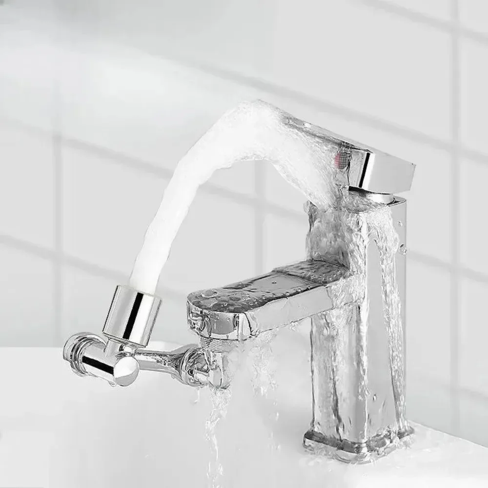 

Bubbler Faucet Filter Nozzle Tap Saving Water Extender 1440°Kitchen Scalable Metal Faucet Aerator Bathroom New Tap Splash-proof