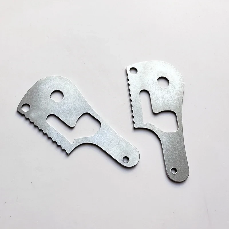 Lengüeta de bloqueo de revestimiento inoxidable 420 para BM Bugout 535, cuchillo genuino, accesorios de modificación de parche DIY, 1 par