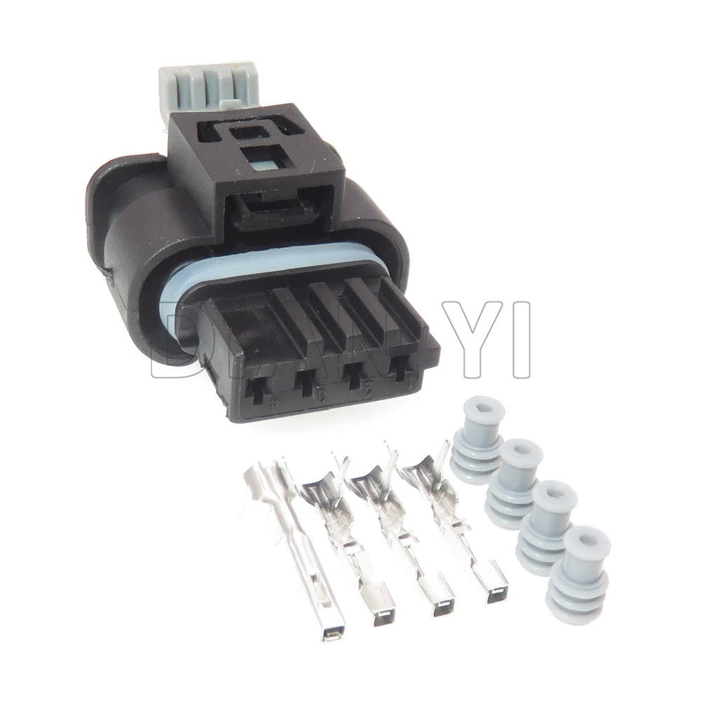 1 Set 4 Manier Auto-uitlaatgassen Elektronische Klep Draad Kabel Plug Met Terminal Voor Bmw 805-122-541 auto Waterdichte Socket