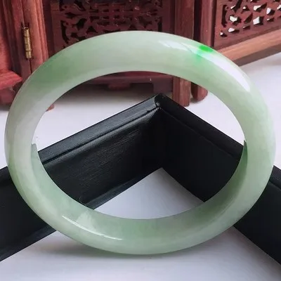 

zheru Jewelry Natural Burma Jade 54mm-62mm bracelet Exquisite Princess bracelet send girlfriend send mom