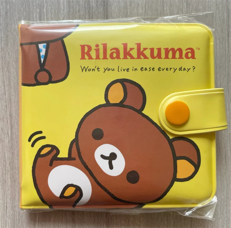 かわいいリラックマ財布 レディース ガールズ カワイイ PVC コインケース 漫画風クマ クレジットカードホルダー IDカード財布 小銭入れ