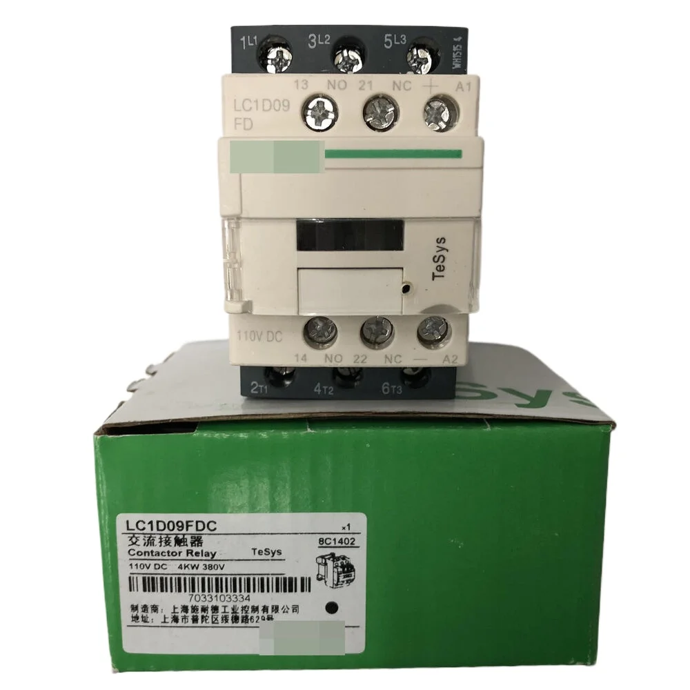 

Schneider contactor LC1D09FDC Three-pole contactor 3P 9A 110VDC LC1D09FD