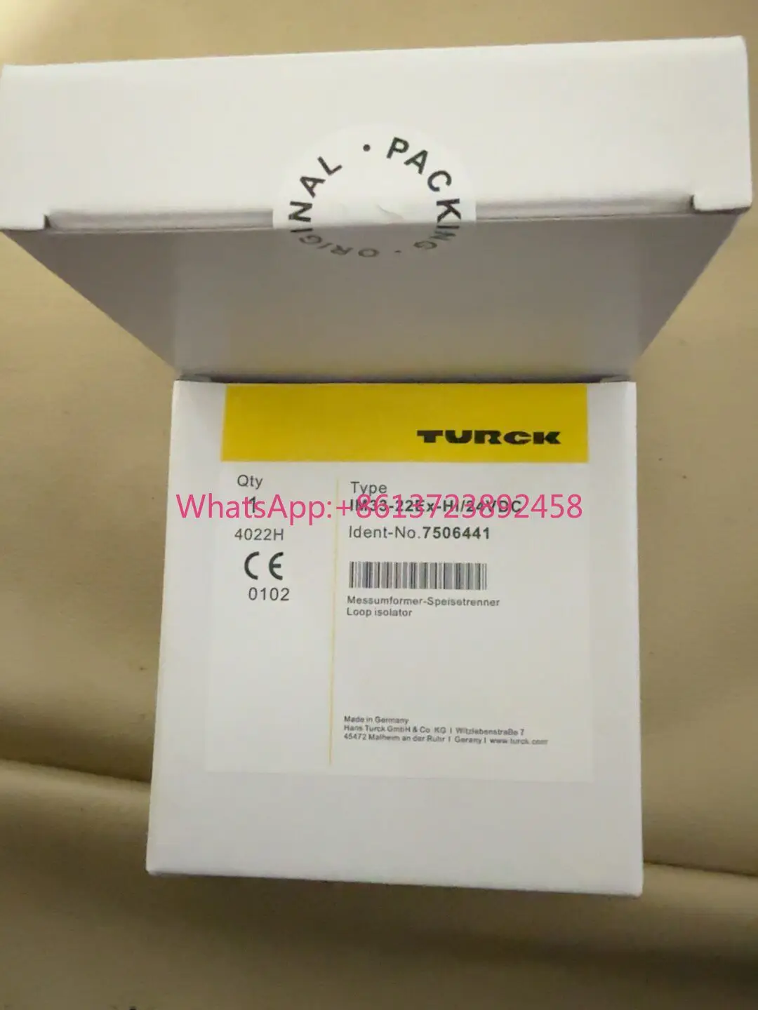 New Turck IM33-22Ex-Hi/24VDC safety barrier, high quality