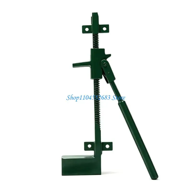 Manual Cutter Tool with Fixed Wall Mount, Press Handle, and Metal Frame for Yard and Stove Use Near Boards