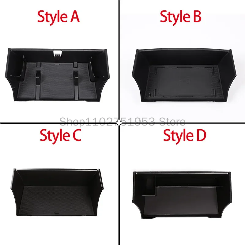 NEW!!!Black ABS For Land Rover Defender 90 110 2020-2024 Car Styling ABS Black Car Central Storage Box Phone Box Car Accessories