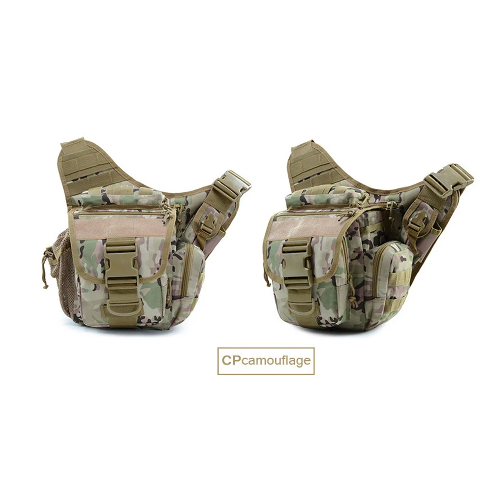 Outdoor Shoulder Bag  Military Tactical Pack Sling Bag Waterproof for Hiking Cycling Camping Hunting Trekking Traveling