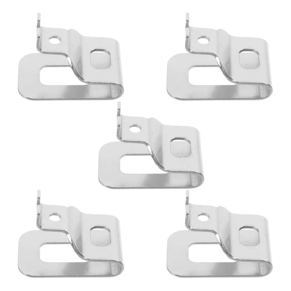 5Pcs Premium Stainless Steel Tool Belt Clip Hook Multi-Tool Compatible Drill Holder Wrench Mount for Carpenter DIY Renovation view 2