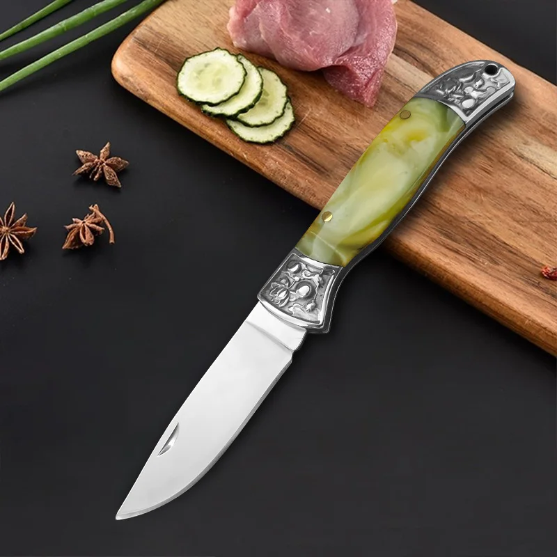 Professional Boning Knife Stainless Steel Folding Knife Meat Cleaver Cutting Fruit Butcher Knives Fish Filleting Kitchen Knives