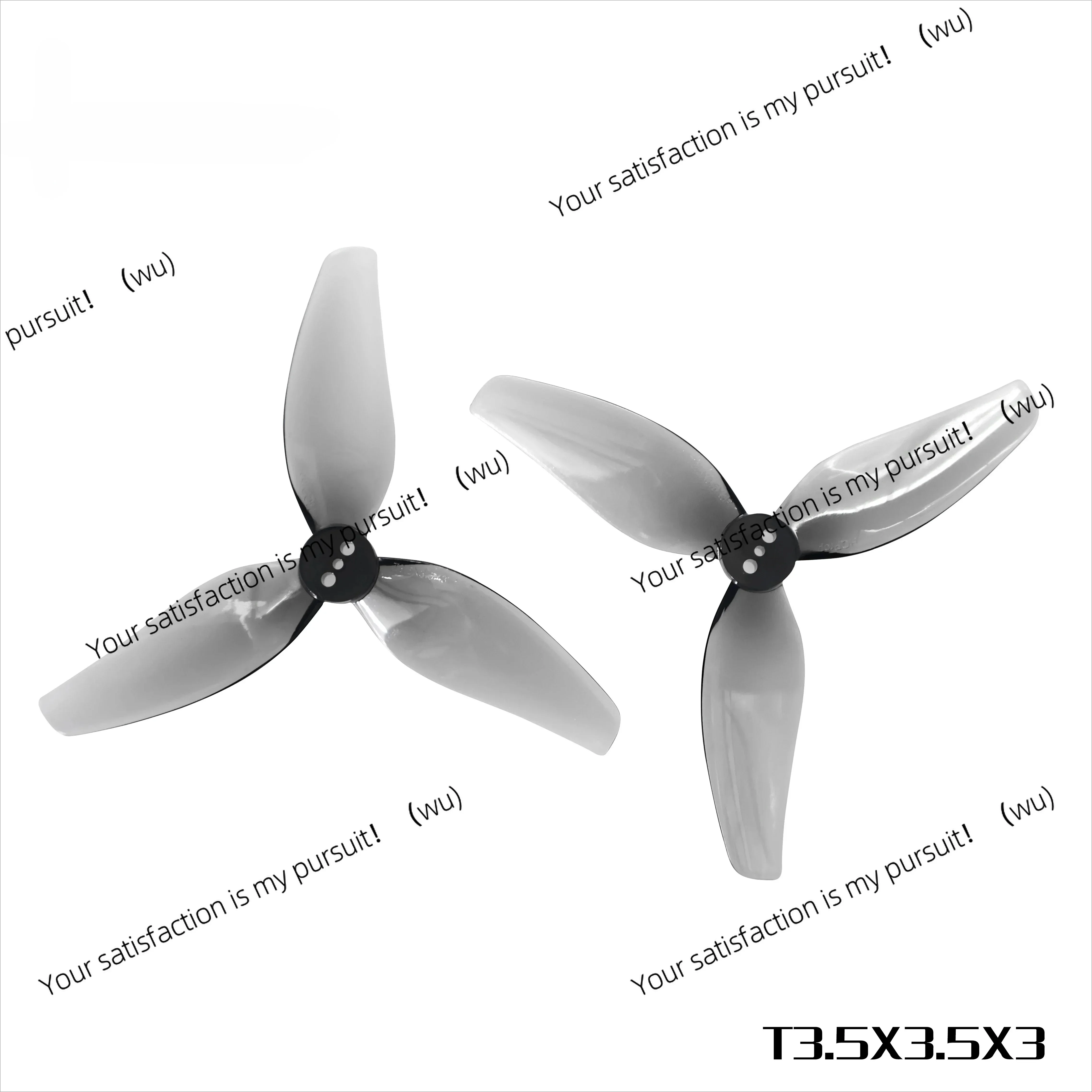 12PCS HQProp HQ T3.5X3.5X3 1.5MM  3-Blade 3.5 inch CW CCW  Toothpick machine propeller PC Propeller for FPV Freestyle
