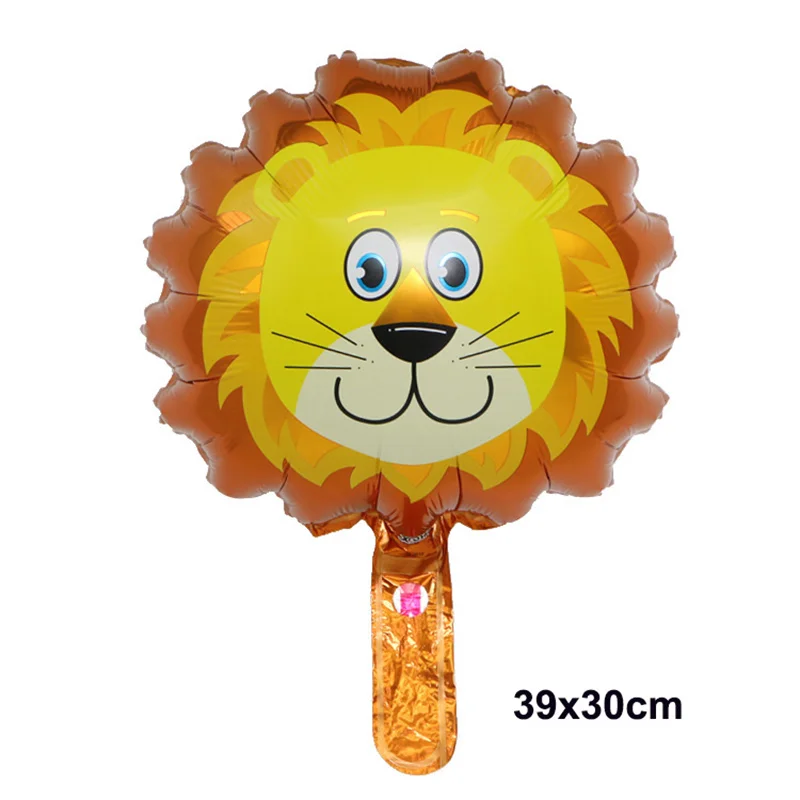 10/30/50 Stück Mini Dschungel Tier Ballon Löwe Tiger Zebra Elefant Affe Giraffe Kleine Luftballons Safari Dschungel Party Dekore – Detail 2