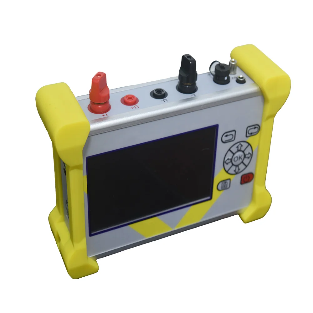 Portable Handheld Micro Ohm Meter 50/100A Multimeter Low Resistance Tester Loop Contact Resistance Meter Test Measure Device