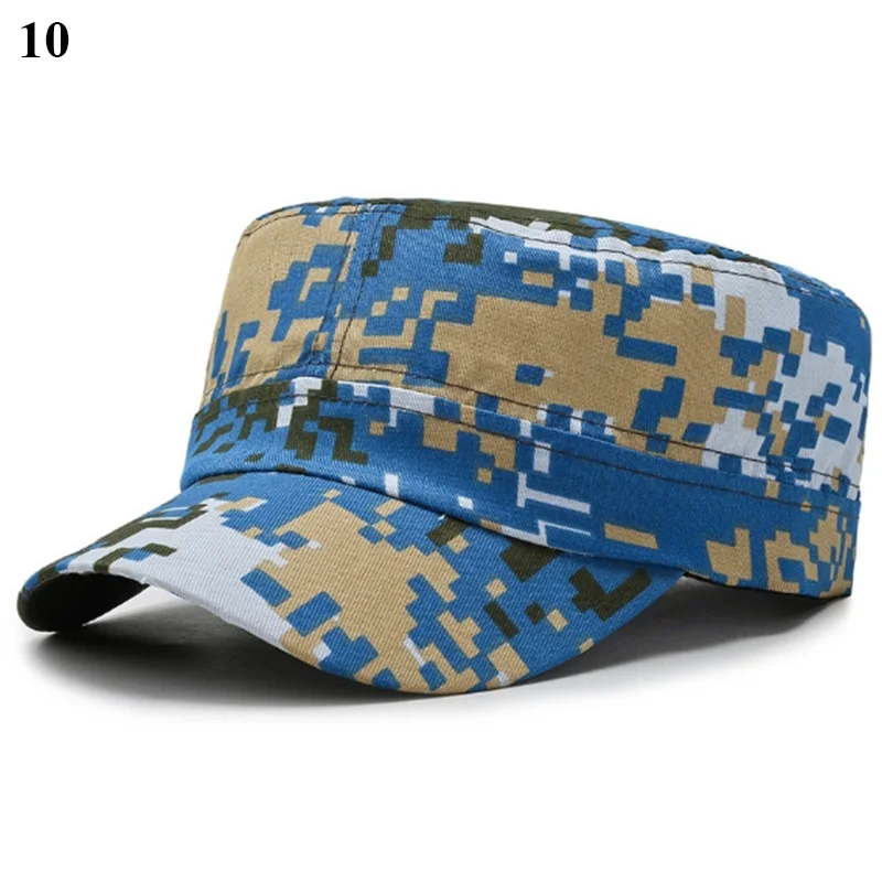 Free Shipping Classic Camouflage Hat Men\'s Caps Flat Top Baseball Cap Outdoor Sports Hats