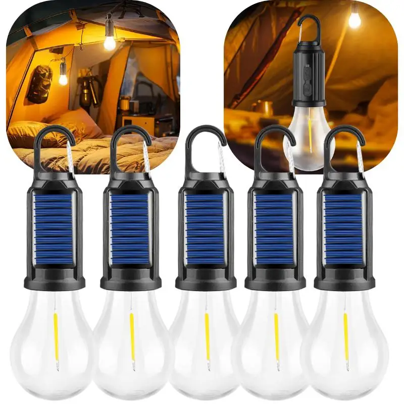 تعمل بالطاقة الشمسية التخييم ضوء LED أضواء الشمسية USB مصابيح قابلة للشحن مصباح المحمولة يده مصباح 400mAh للتخييم في الهواء الطلق شواء #2