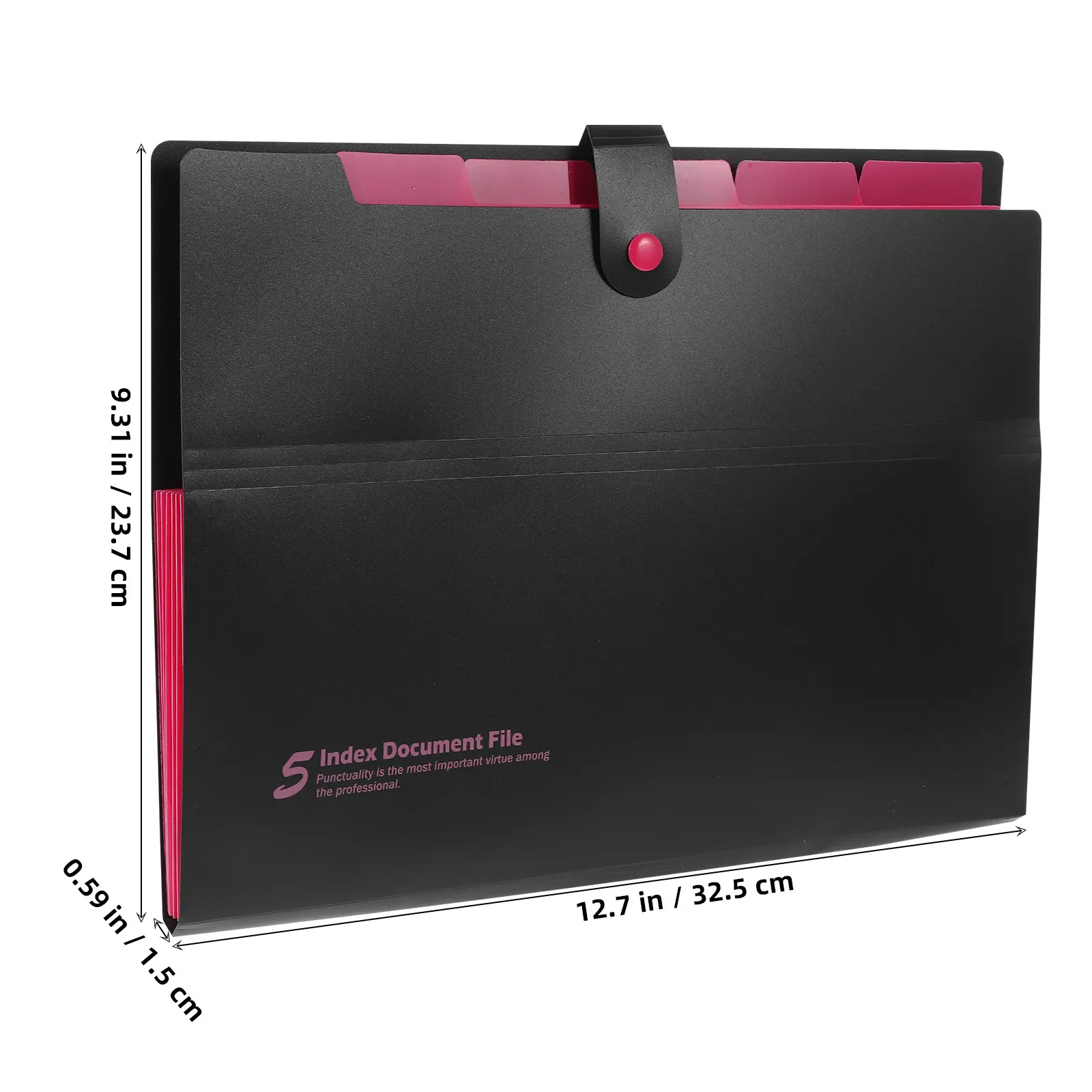 Portable Accordion File Folder Expandable Large Capacity Document Organizer Multi-Pocket Desktop Storage Bag for Legal Size