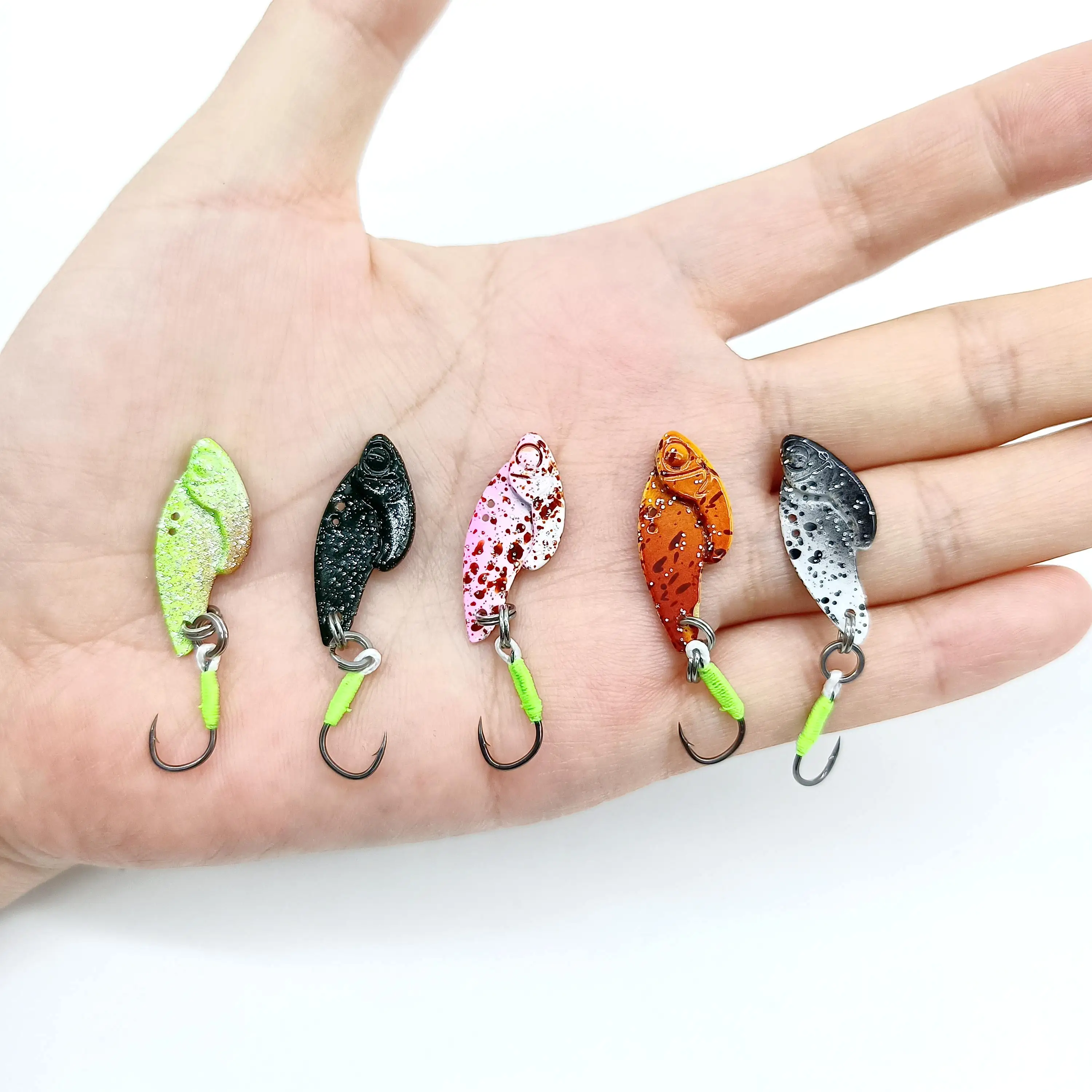 DUODUOYU 1PCS Neue Mini Metall VIB Angeln Lockt 3g/25mm Vibrationen Löffel Köder Bass Künstliche harten Köder mit Einzel Haken Tackle – Detail 12