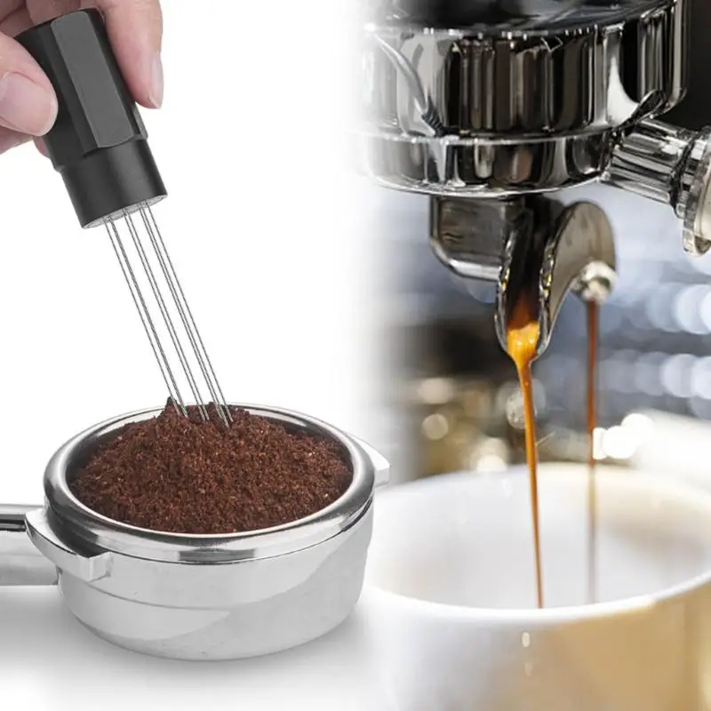 Дистрибьютор эспрессо a2ue с магнитной ручкой иглы эспрессо для распределения кофе дистрибьютор эспрессо инструмент эспрессо