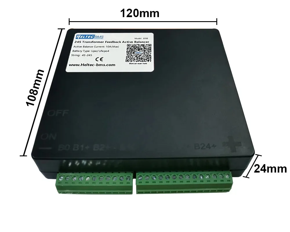 4S-24S Li-Ion LiFePO4 10A Aktiver Balancer für 4S 6S 7S 8S 10S 12S 13S 14S 16S 20S Elektrofahrzeug RV Energiespeicher Lithium-Batterie – Detail 4