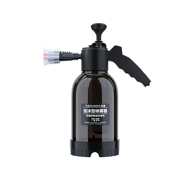 2L Foam Sprayer Car Wash Hand-held Foam Watering Can Air Pressure Sprayer Plastic Disinfection Water Bottle Car Cleaning Tools