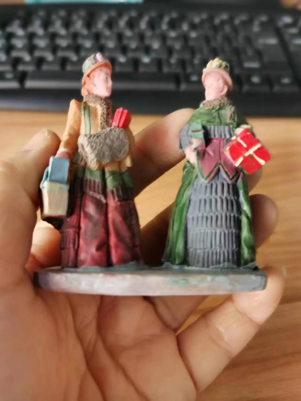 Resin Figure Game Box para mulheres, psicologia mental, mental, mesa de areia, corte, terapia, compras