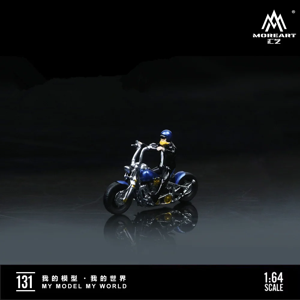 **Pre-order** More Art 1:64 Mens Motorcycle Party Motorcycle Doll AB Set Model For Display & Collection & Gift