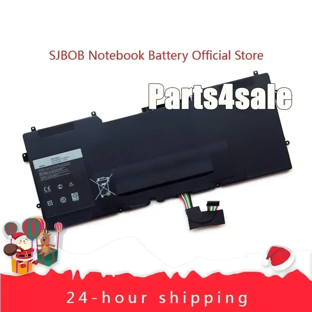 New C4K9V 55Wh Battery for XPS 13 9333 L322X L321X 12D-1708 Series Y9N00 WV7G0 Laptop battery