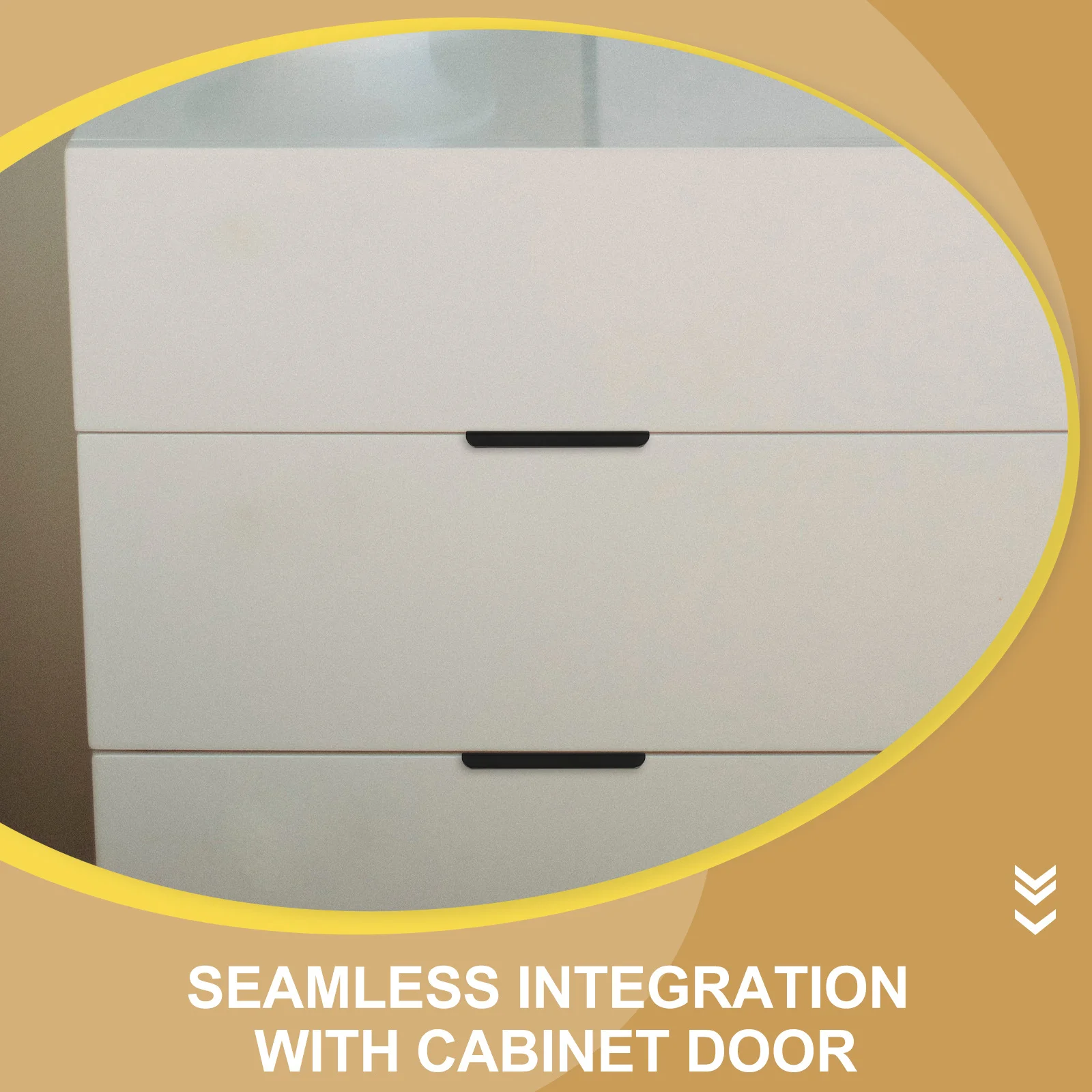 

Aluminum Alloy Modern Drawer Pull Handle For Cabinet Seamless Edge Pull Hidden Hardware Cabinet Handles Drawer Pulls