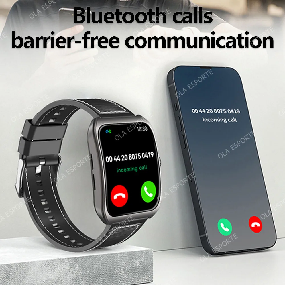 2025 NEW Smart Watch 1.85''Curved Screen BT5.4 Wireless Call Music Control Heart Rate/Sleep Monitoring Remote Camera Smartwatch