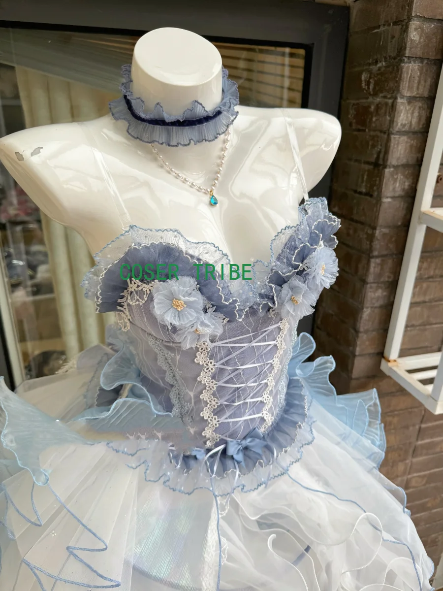 COSER TRIBE Azur Lane Cheshire Gown Customize Cosplay Costume Cos Game Anime Party Uniform Hallowen Play Role Clothes Clothing