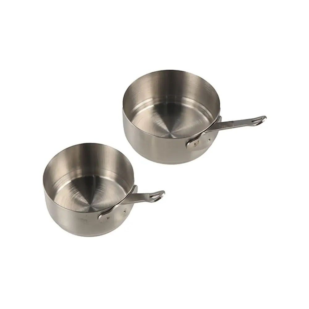 

Multifunction Stainless Steel Sauce Cup Non-rust 50/80/100ML Sauce Dipping Bowl with Handle Seasoning Bowl For Kitchen