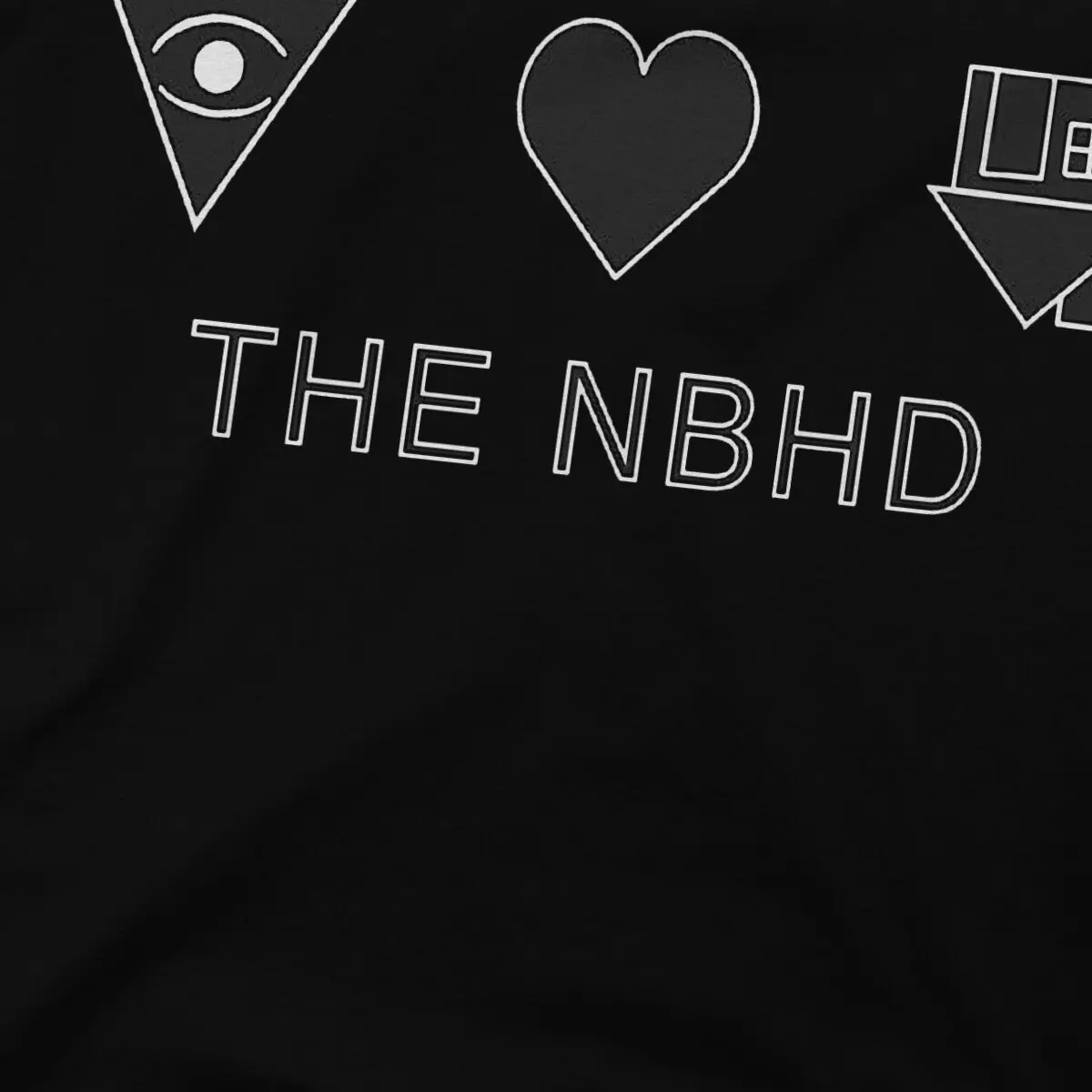 Rock Band T Shirts for Men Pure Cotton Fun T-Shirts Round Neck The NBHD Neighbourhood Tee Shirt Short Sleeve Clothes New Arrival