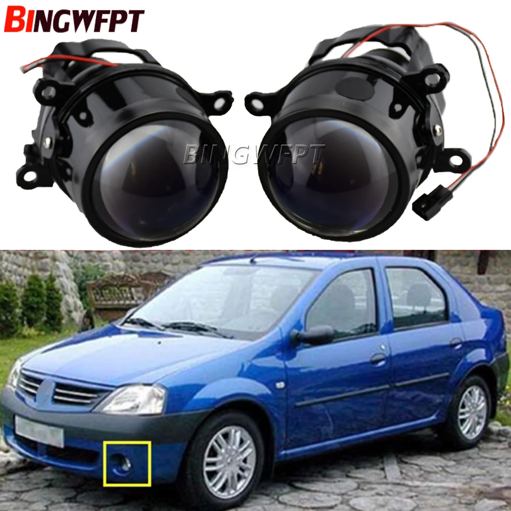 1pair H11 LED HID Bi-xenon Fog Lamp Accessories For Renault Megane 2/3 Duster Logan Fluence Koleos Kangoo Sandero Thalia