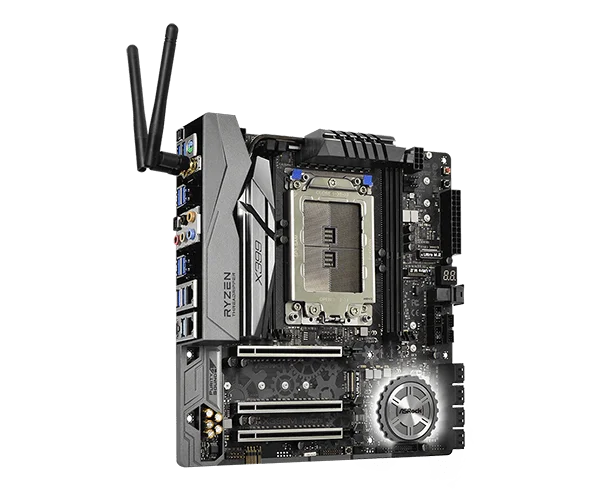 Imagem -04 - Asrock-placa-mãe X399m Taichi Amd X399 Soquete Tr4 Ddr4 128gb Suporte tr 2920x 1920 tr 1900x tr 2970wx Cpu Micro Atx M.2