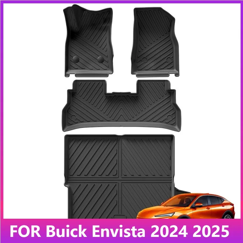 

Коврики для Buick Envista 2024 2025, автомобильные коврики, коврик для багажника, коврик для багажника, TPE 3D, всепогодный, водонепроницаемый, с левым рулем