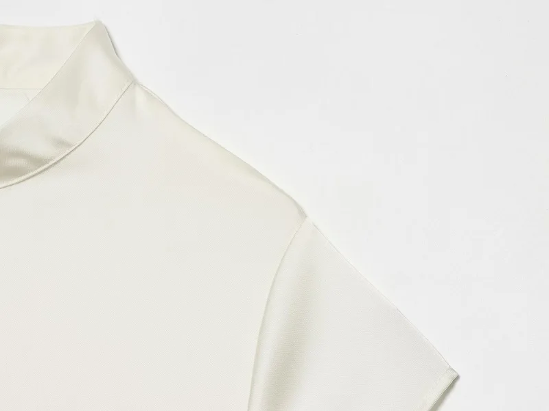 MUJER 2026 Satin-Tanktops für Damen Kurzarm Sommer Damen-Oberteile Streetwear Urlaubstop Damen Vintage-Knopfoberteil – Detail 9