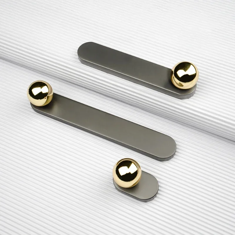 

Modern Handles for Cabinets and Drawers Zinc Allloy Furniture Kitchen Handles Drawer Knobs Black Chrome Cupboard Pulls
