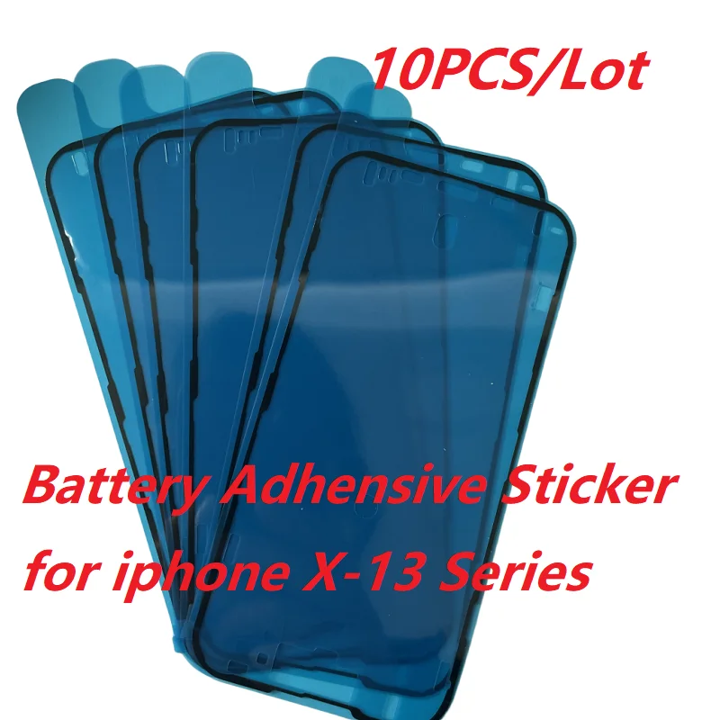 

10 шт. OEM качественная водонепроницаемая наклейка, клейкая лента для ЖК-экрана, уплотнительная лента, запасные части для iPhone 11 12 13 XS XR Pro Max